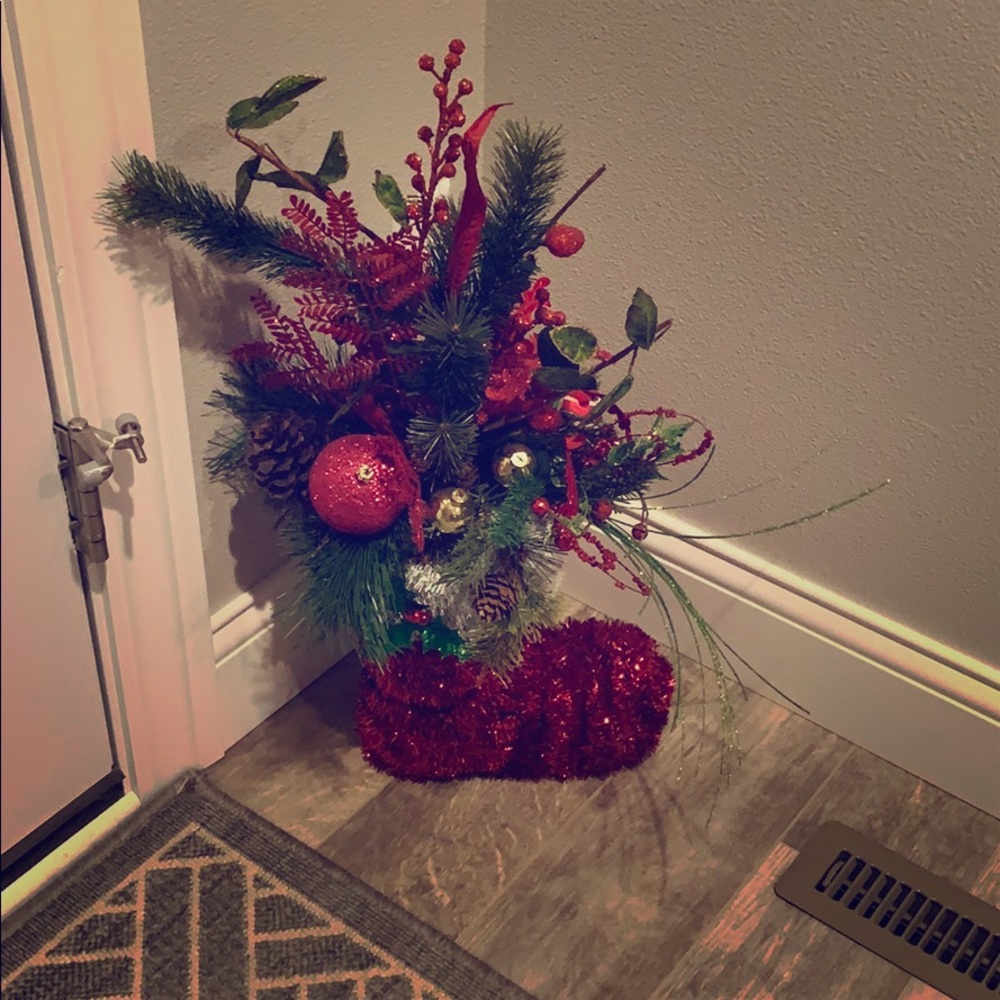 Christmas boot decoration